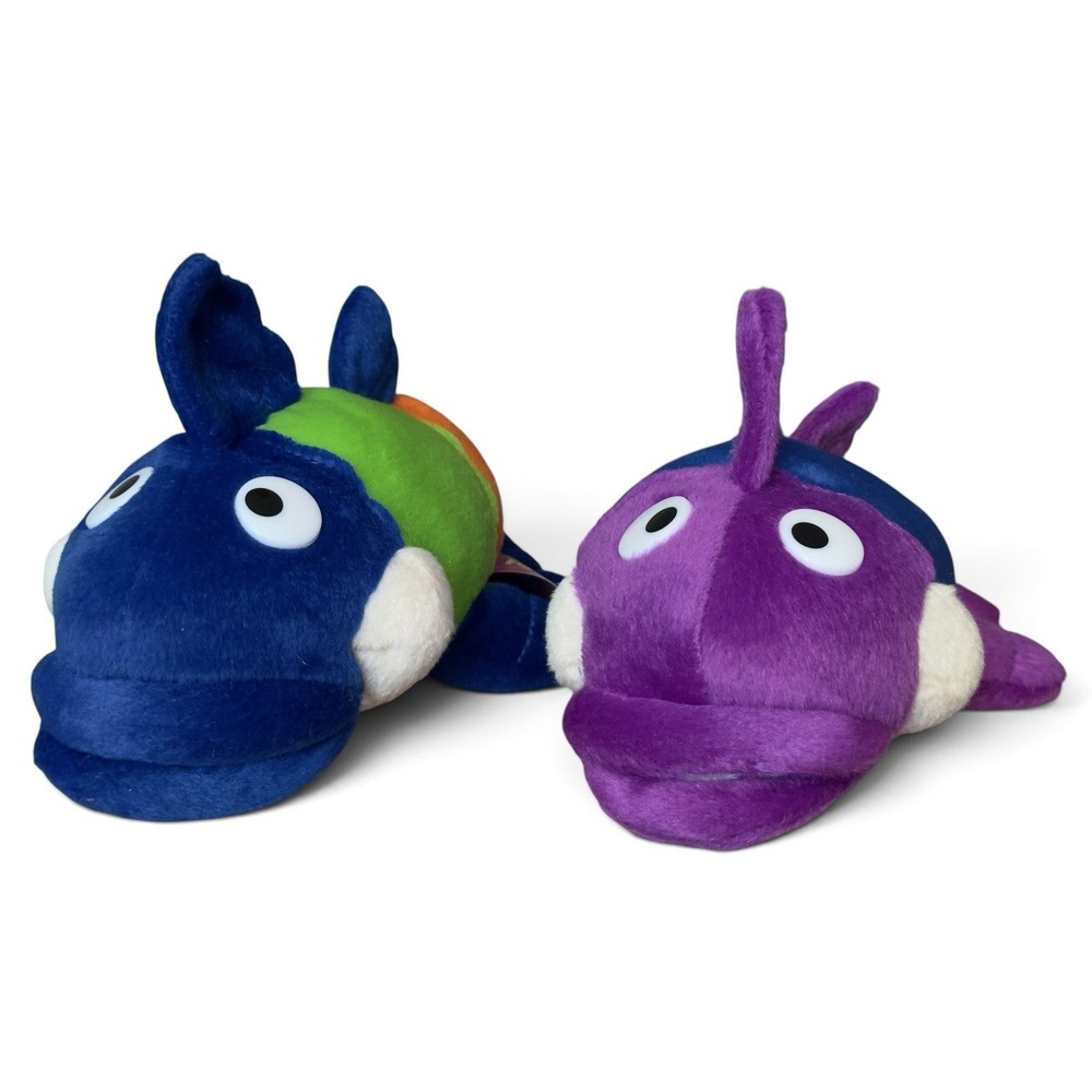 Lot Of 2 Fish Philosophy Pete the Perch 8" Plush Stuffed Animal